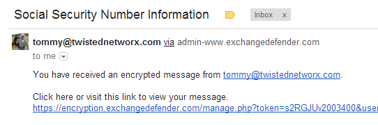 encrypted